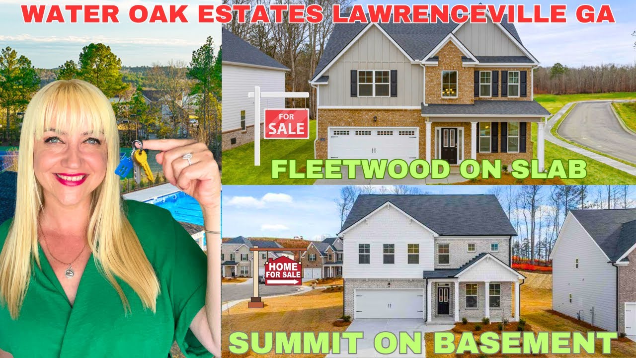 New Construction Homes in Lawrenceville Georgia in Water Oak Estates by D R  Horton