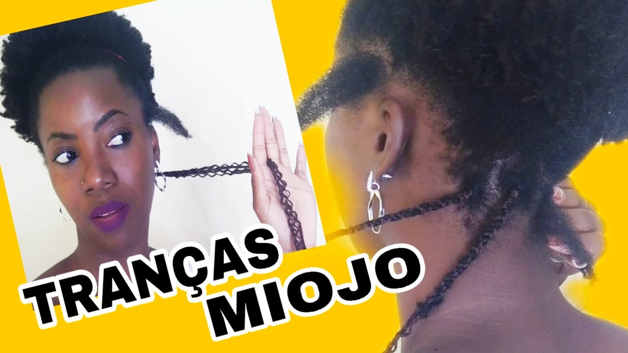 COMO COLOCAR AS TRANÇAS MIOJO NA PARTE DE TRÁS DA CABEÇA