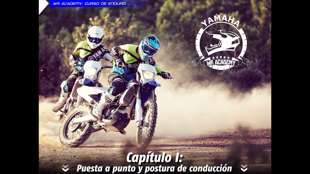 Curso de Enduro Yamaha WR Academy: Puesta a punto y postura conducción