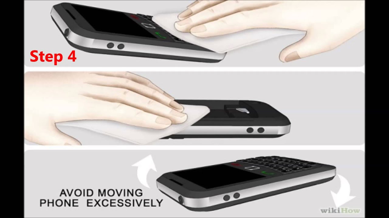 save a wet cell phone