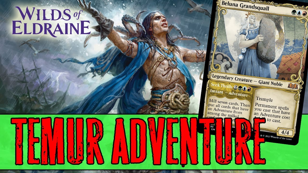 Приключения НАЧИНАЮТСЯ! Temur Adventure Wilds of Eldraine Standard MTG DECK GUIDE!