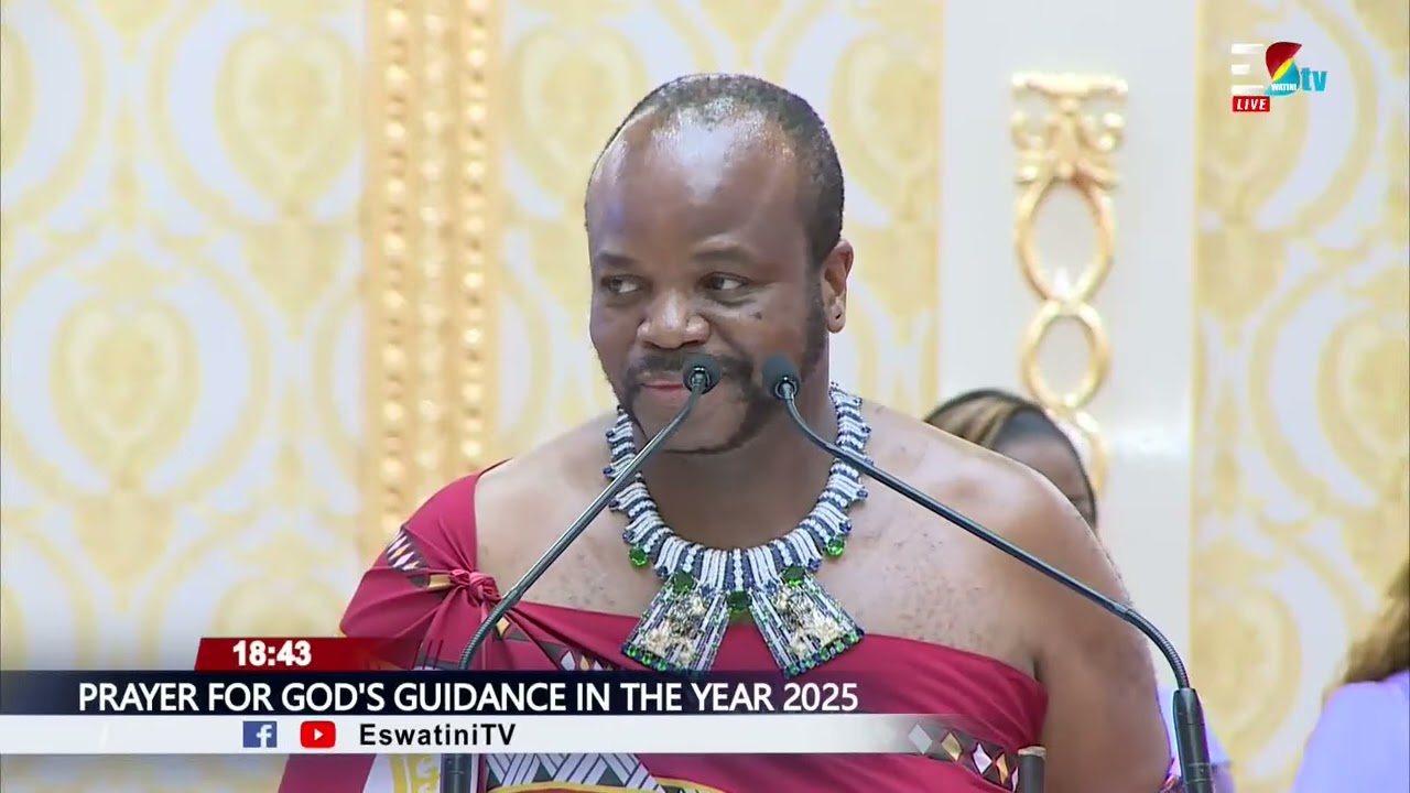 2025 Year Opening Prayer | His Majesty King Mswati III addressing the Congregants