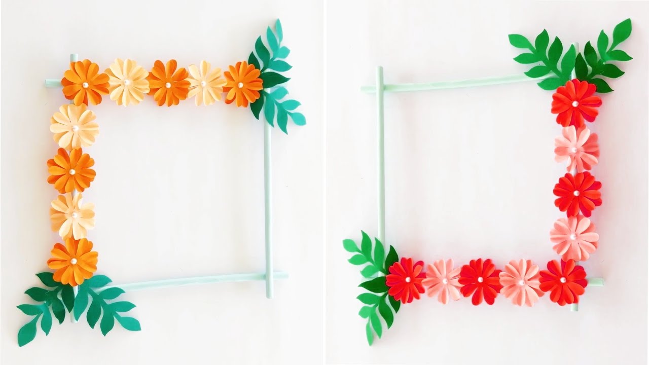 Easy Paper Flowers Wall Decorations | DIY Wall Decor