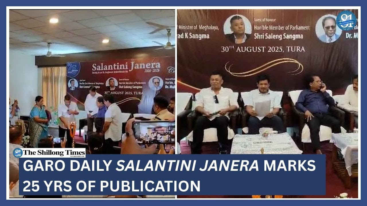 Garo daily 'Salantini Janera' marks 25 yrs of publication