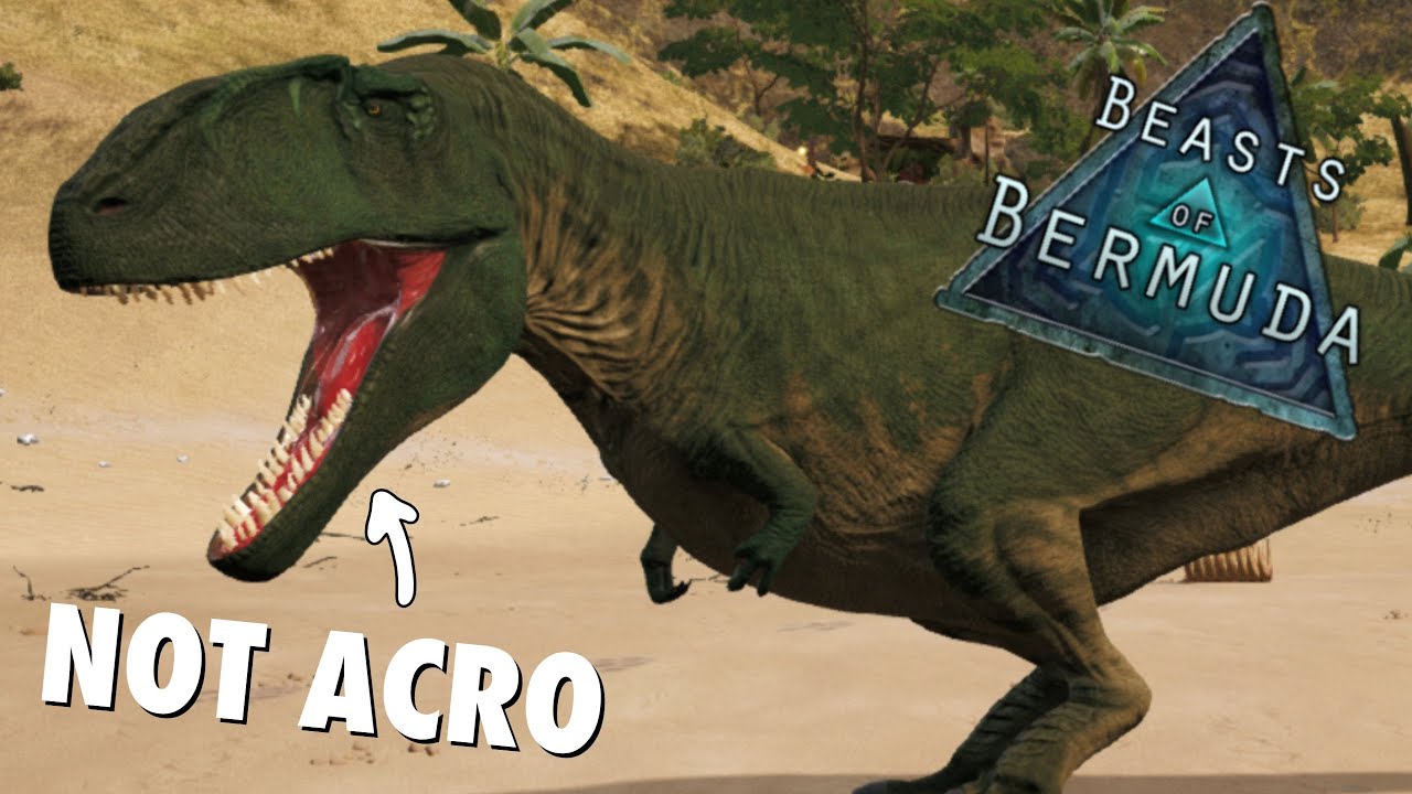 CARCHARODONTOSAURUS CHARGES INTO BEASTS OF BERMUDA!!! - Beast of Bermuda (Public Testing)