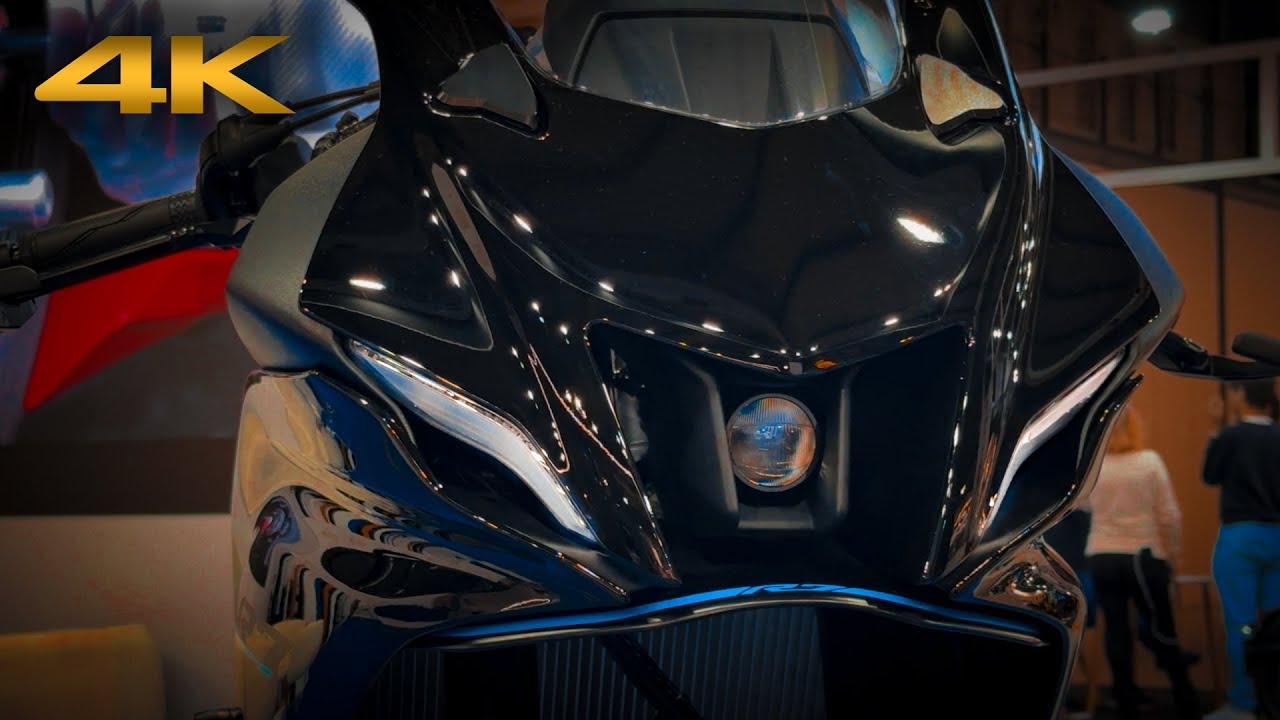 Yamaha R7 2023 Black | Walkaround | Specifications | EICMA 2022 | 4K