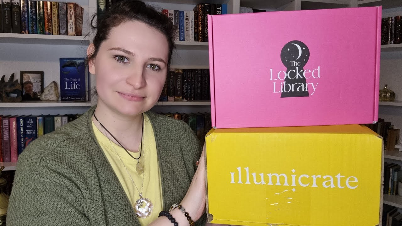 Unboxing the January 2023 Illumicrate & The Locked Library boxes