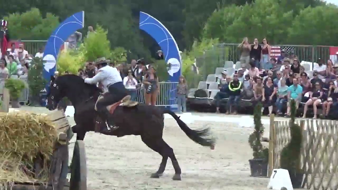 Working Equitation World Championship 2022 in les Herbiers speed test Filipe Gilberto on ZINQUE