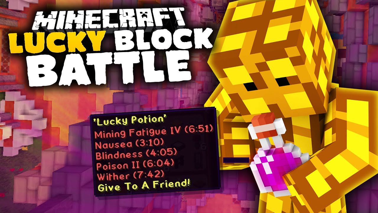 LUCKY POTION TROLL! | Lucky Block Battle