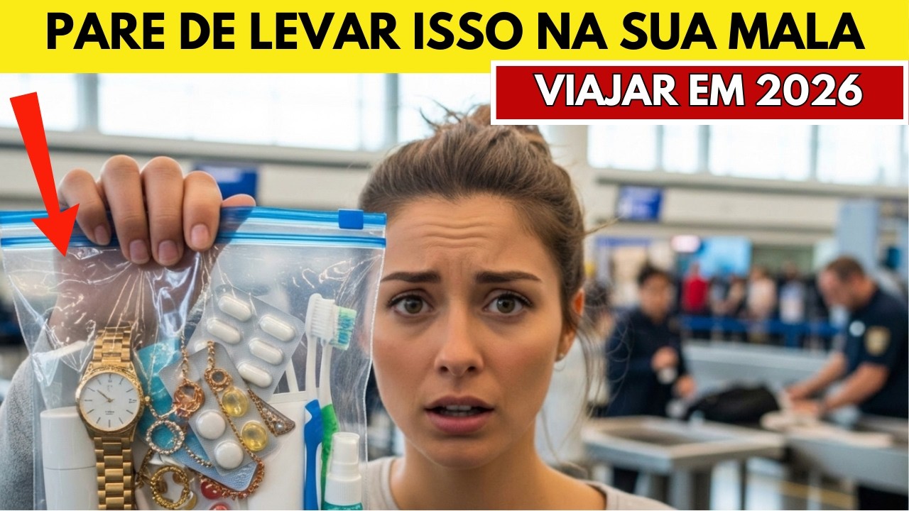 Pare de colocar isso na mala em 2026 e evite multas no aeroporto