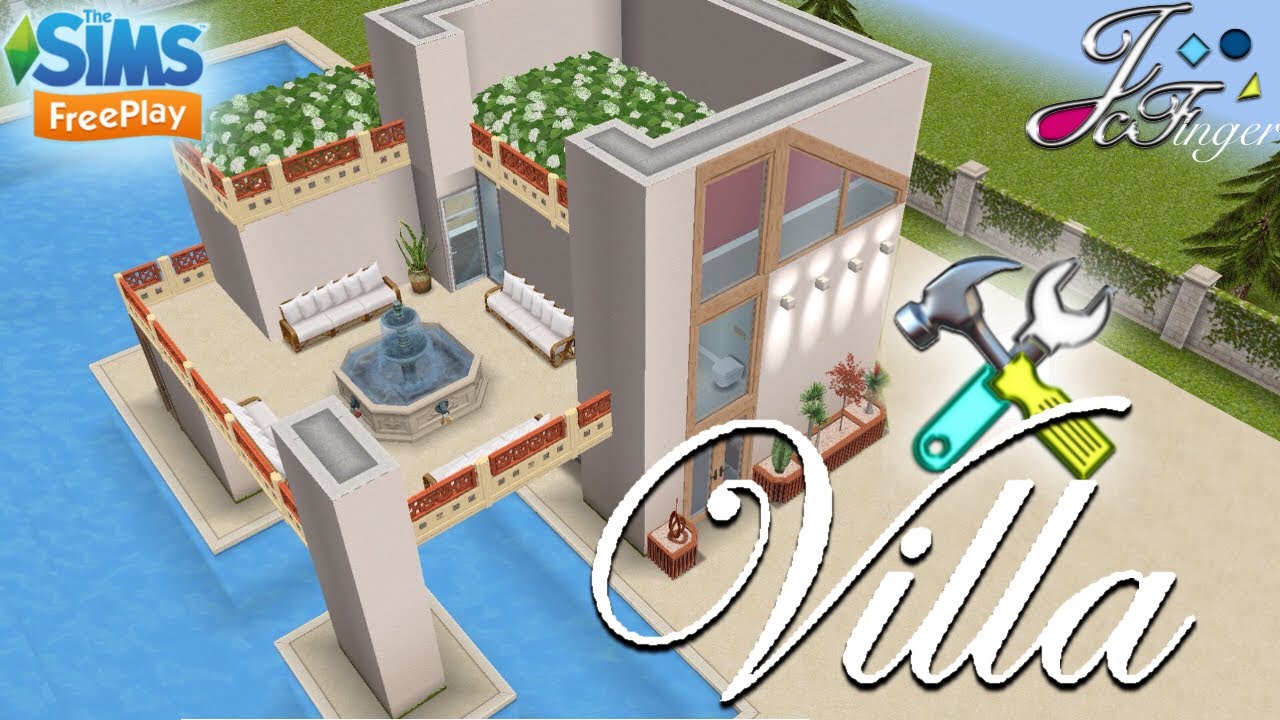 The Sims FreePlay 🛠| LIVE BUILD & TOUR |⚠️🌲🏠| VILLA |🏠🌲 By Joy.