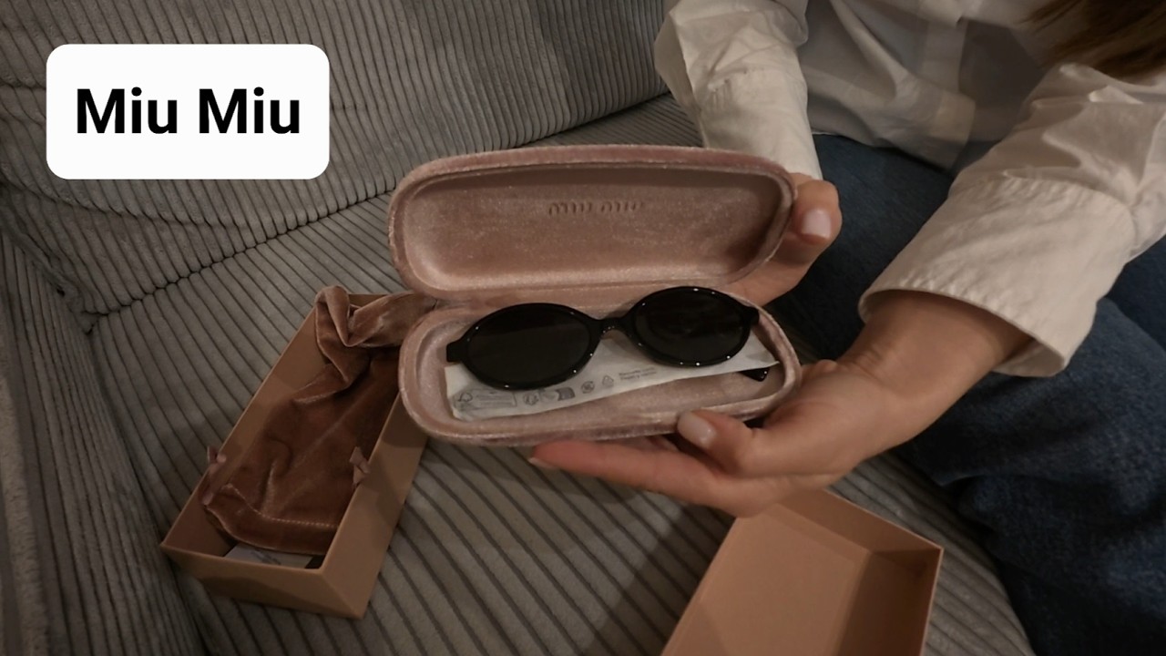 Распаковка очков Miu Miu