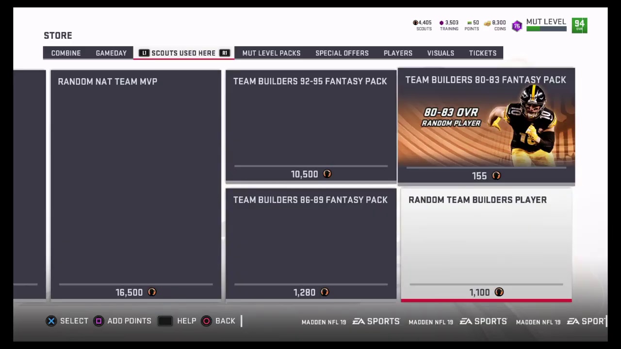 1100 SCOUT PACKS! Madden 19 Pack Opening