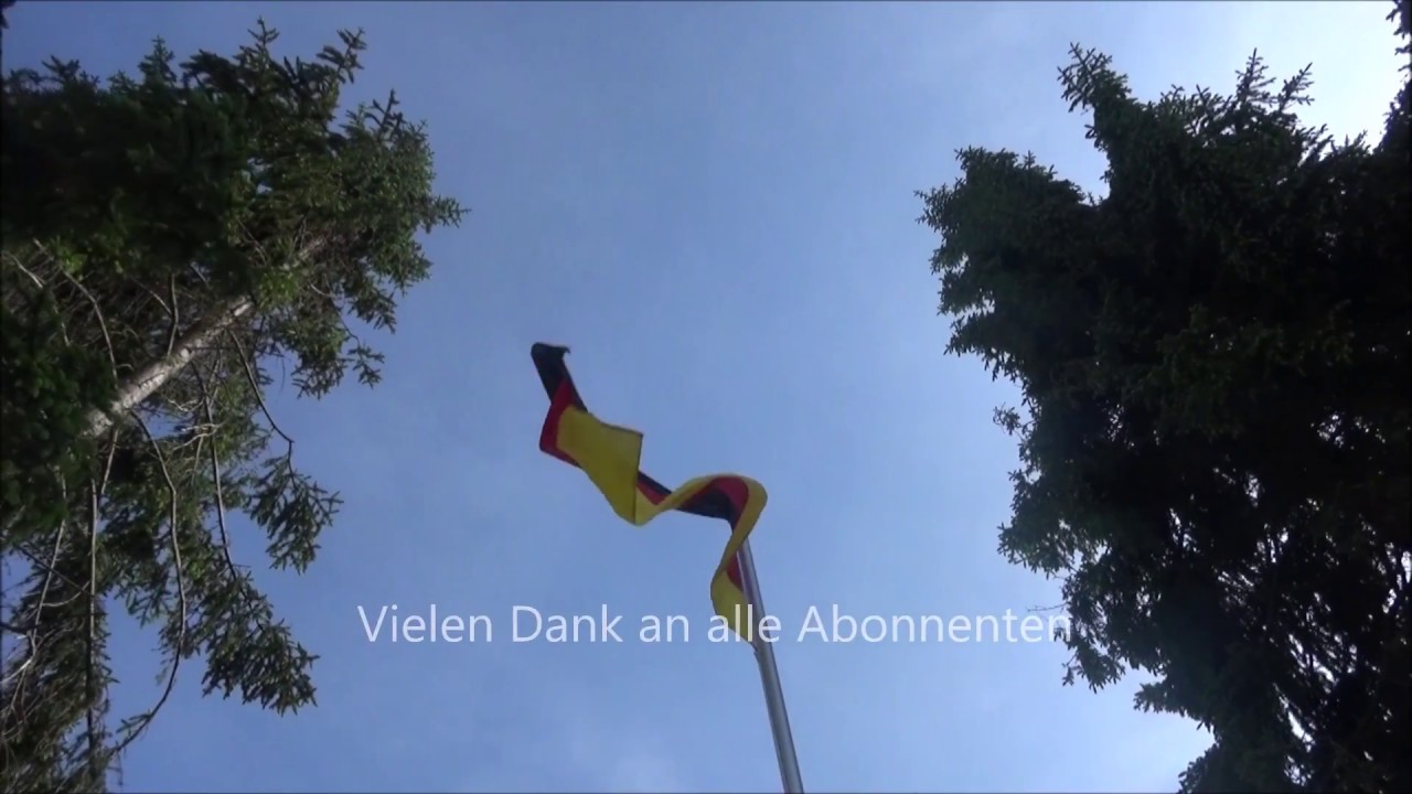 Aufstellen unseres Fahnenmastes / Brandländer Highlights
