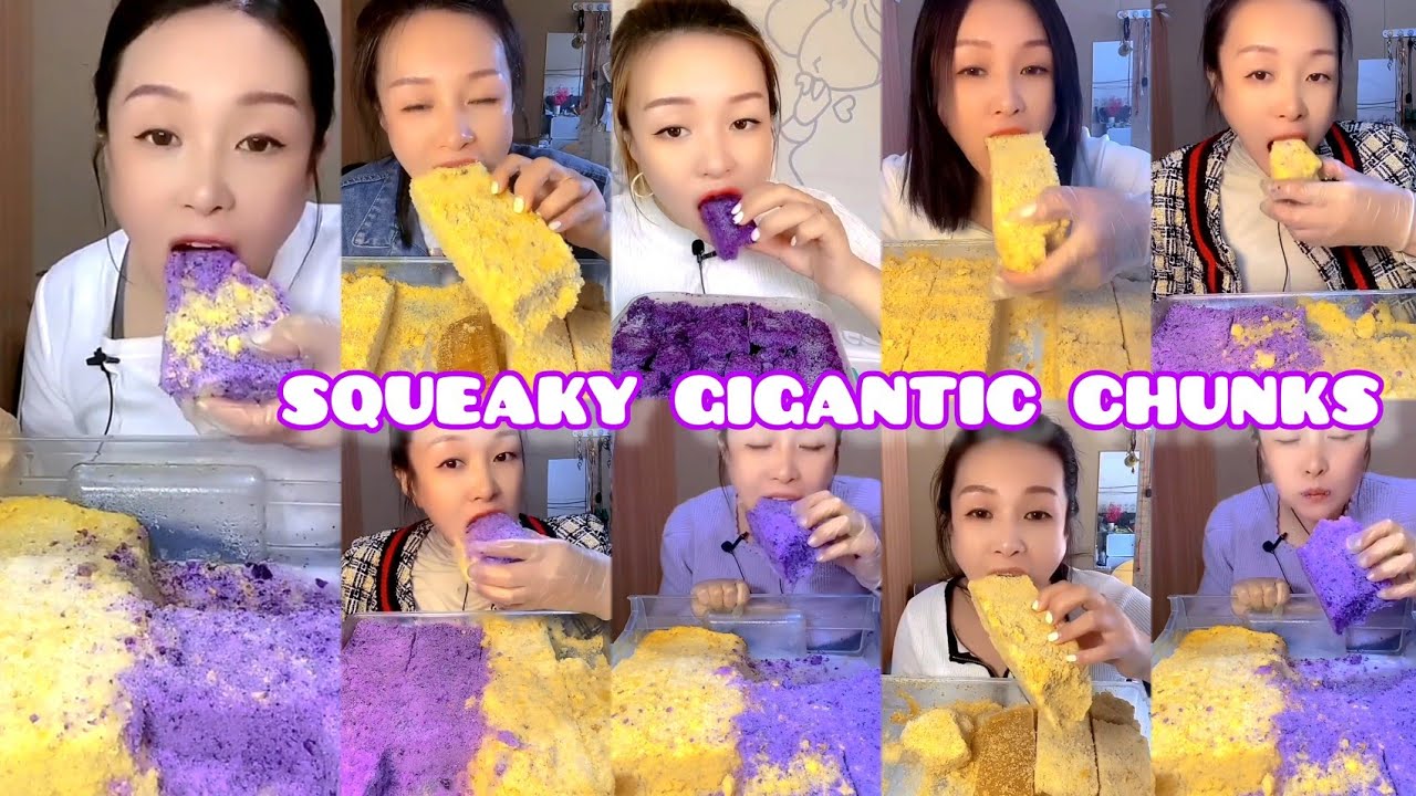 HER🤯🌜 EXTREMELY SQUEAKY CRUNCHY💦🧊 FREEZER FROST BITES ONLY ASMR ✨