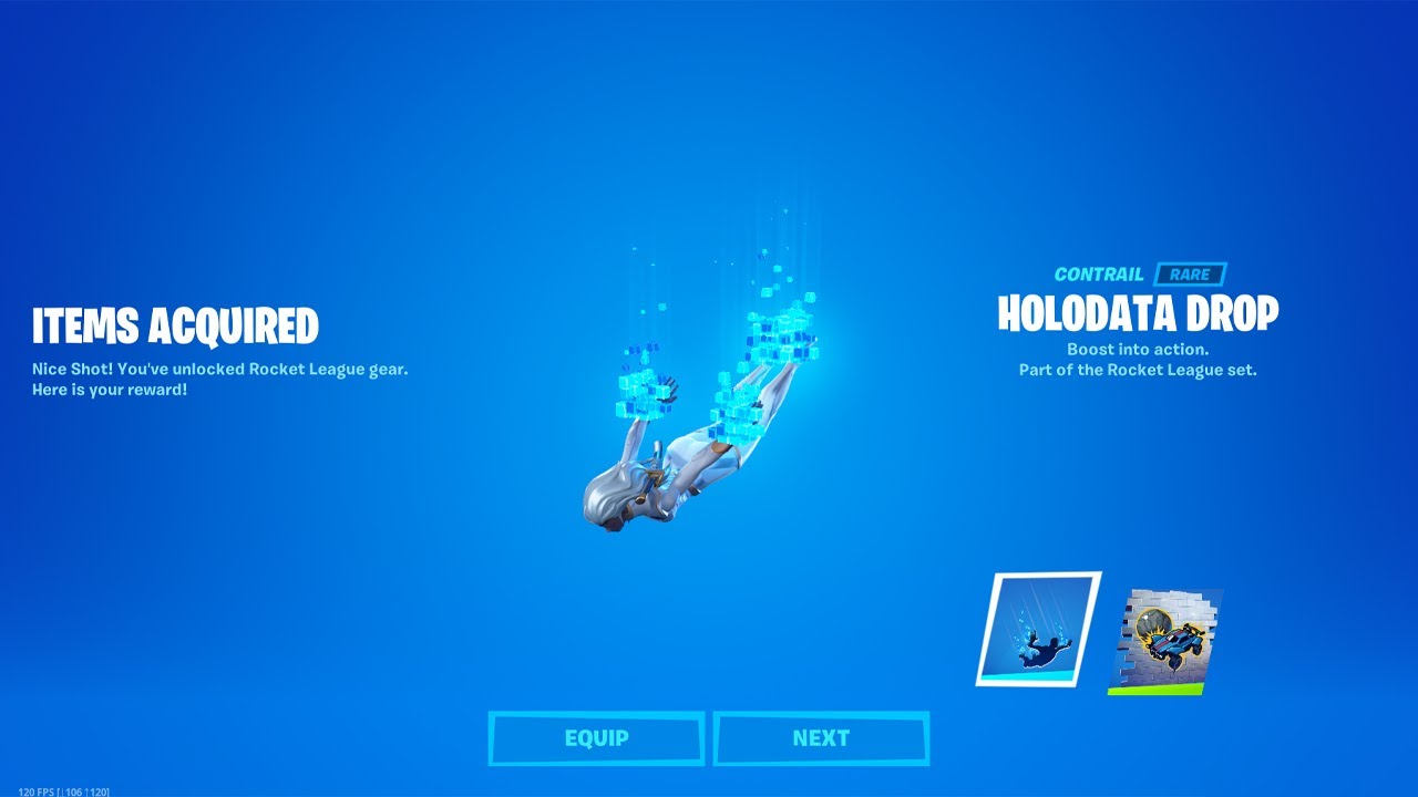 How to get Holodata Drop Contrail in Fortnite! Win 1 Online Match in Casual with the Llama Anthenna