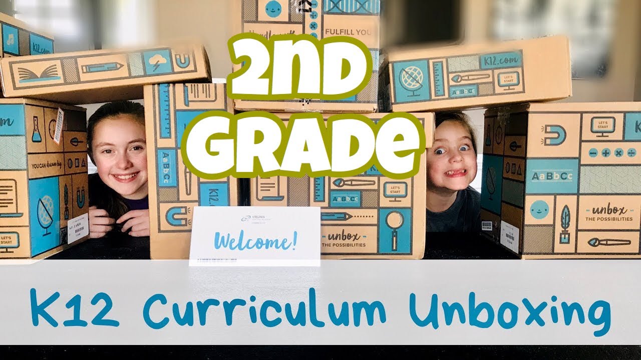 K12 Online Public School Unboxing 2nd Grade Curriculum | Online School Routines 2020