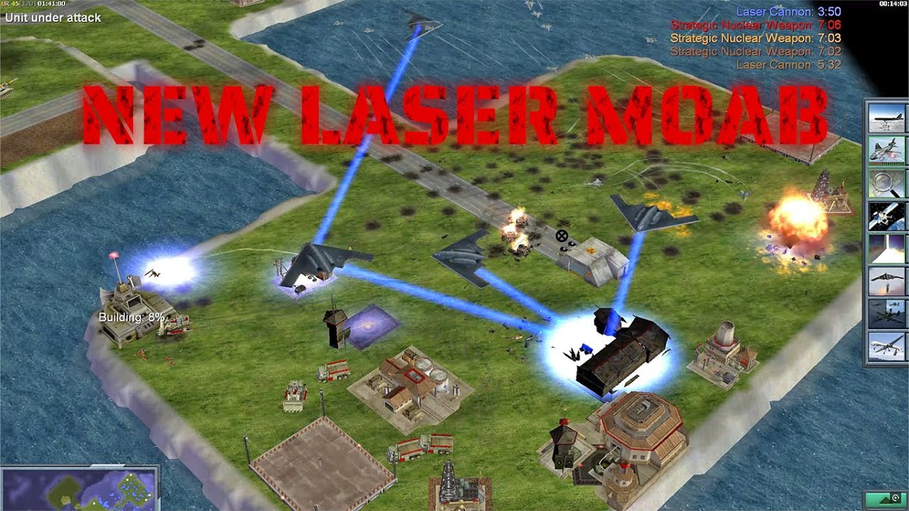 НОВЫЙ APOCALYPTIC v2.2 LASER MOAB 💀 Уничтожает всё 💥🔥 | Мод Apocalyptic &ndash; Generals Zero Hour