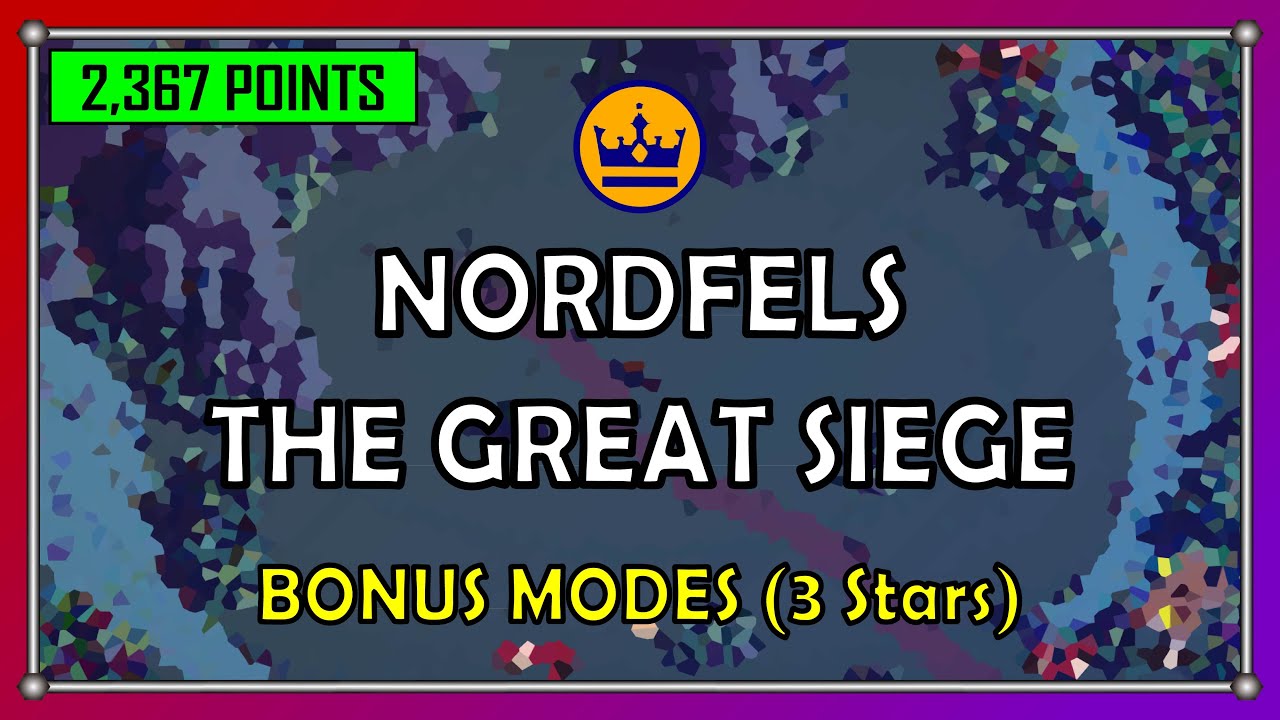 Thronefall | Nordfels 北岩 | The Great Siege 大圍城 | Bonus Modes 獎勵模式 | Score: 2,367