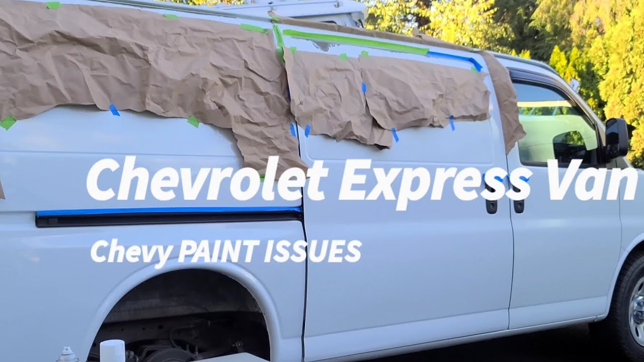 EXPRESS VAN PAINT FALLING OFF - CHEVY CHEVROLET ISSUES FIX DIY SPRAY