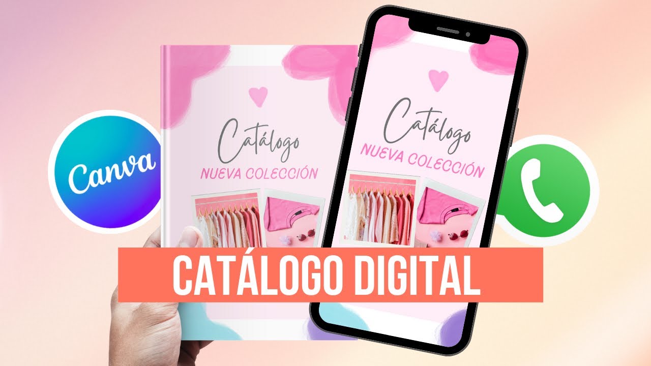 📱¿Cómo crear un CATÁLOGO digital para WhatsApp EN CANVA gratis?