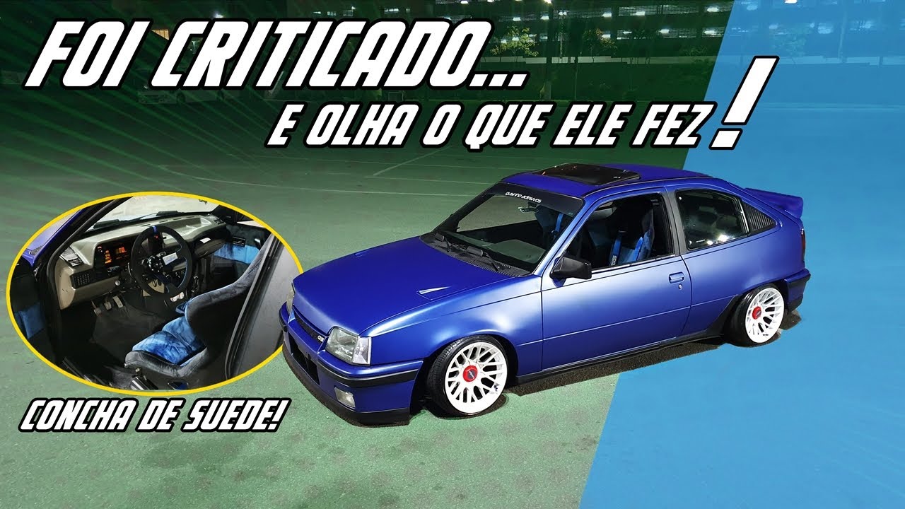 KADETT GSI RACING | AEROFÓLIO FEITO COM CALHA! VIVA A DIVERSIDADE