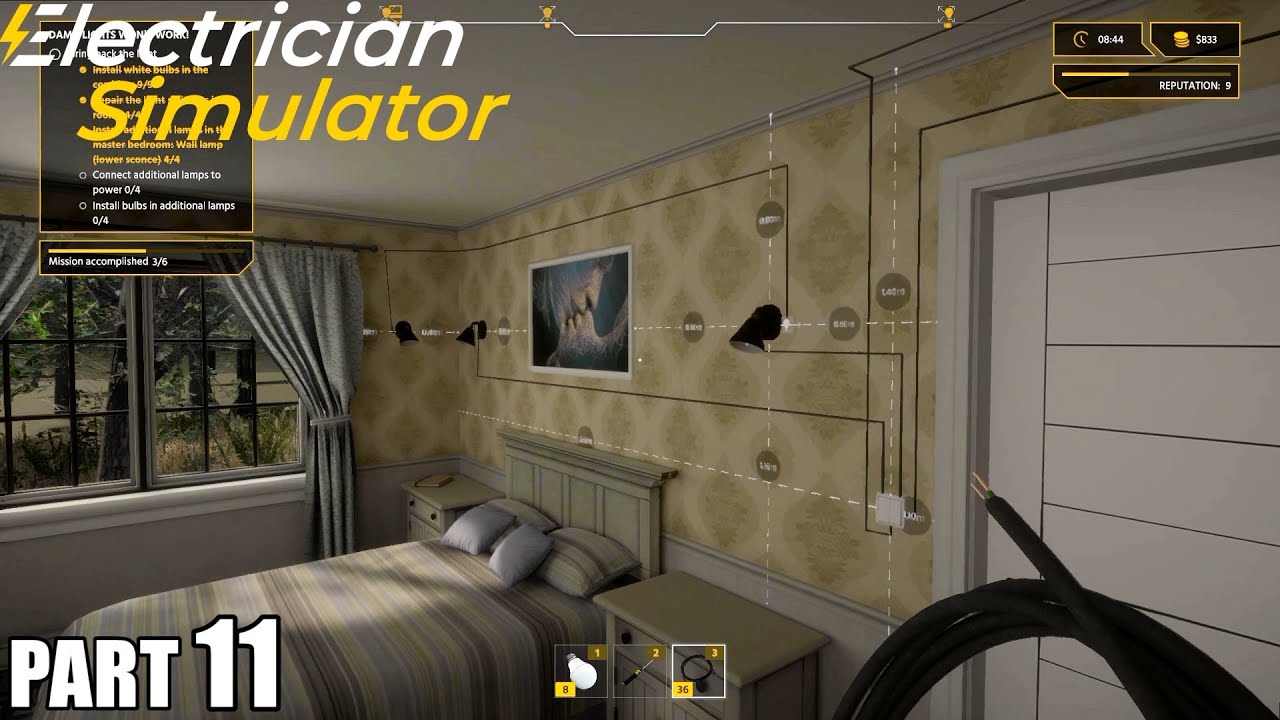 Electrician Simulator Gameplay Part 11 - Damn lights won't work / PC