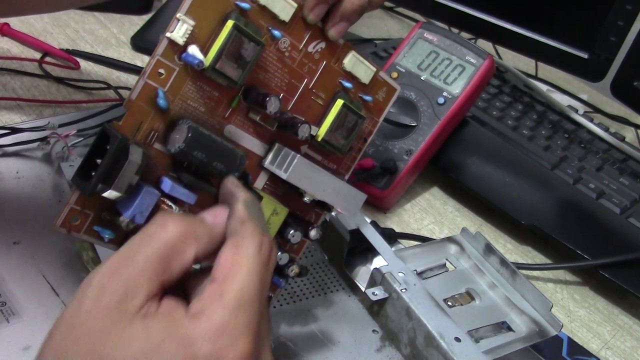COMO REPARAR LA FUENTE DE UN MONITOR LCD