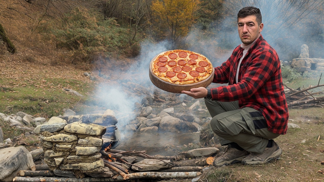 Building a Stone Oven & Making Wild Pizza