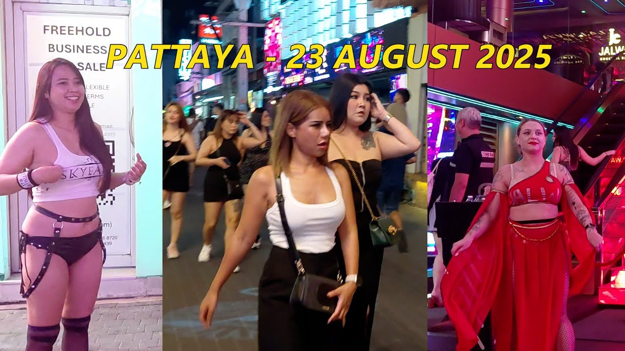 Pattaya's best street walking tour | 23 August 2025 THAILAND