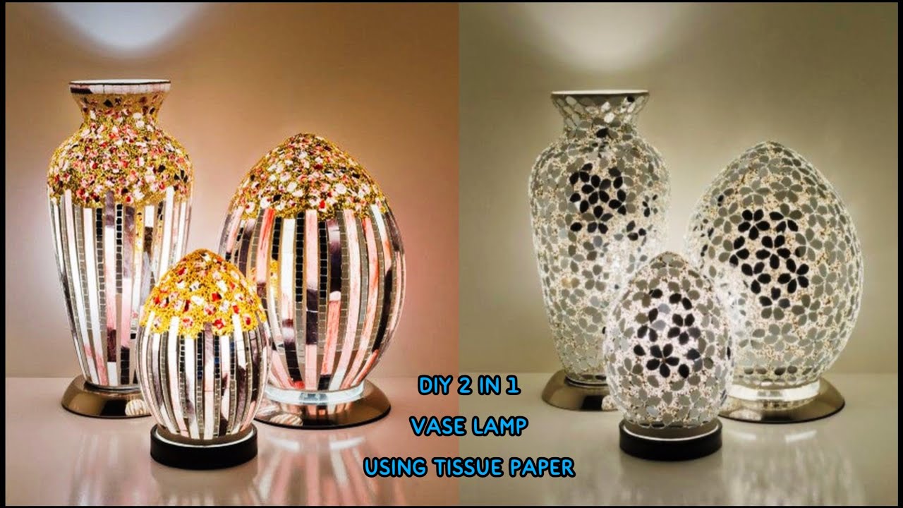 💕DIY MOSAIC VASE LAMP💕 |  DIY | FASHION PIXIES