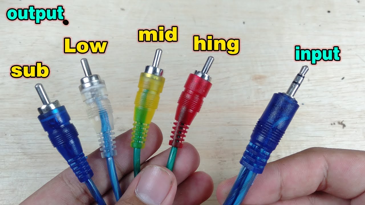 CARA MEMBUAT KABEL JACK RCA MONO 4 CHANNEL UNTUK SOUND SYSTEM MINIATUR