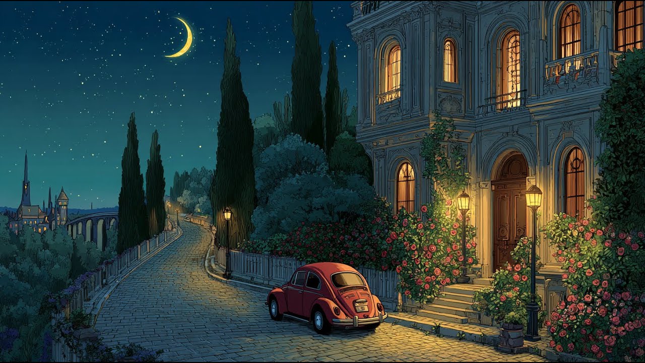 Cozy 1940's Night – Oldies Music Playing in Another Room for Relaxation, Study & Work