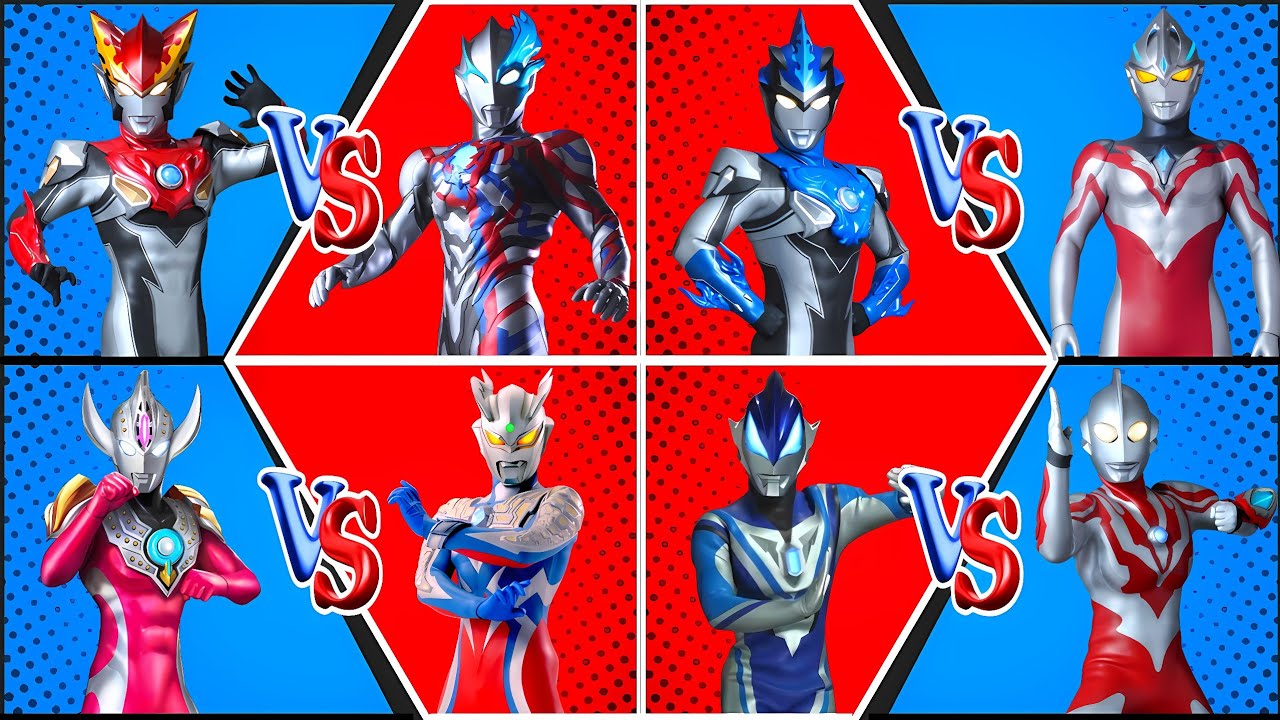 ウルトラマン R/B ULTRAMAN ROSSO VS BLAZAR, BLU VS ARC, ORB STRIUM GALAXY VS ZERO, GEED ACRO VS RIBUT #怪獣 