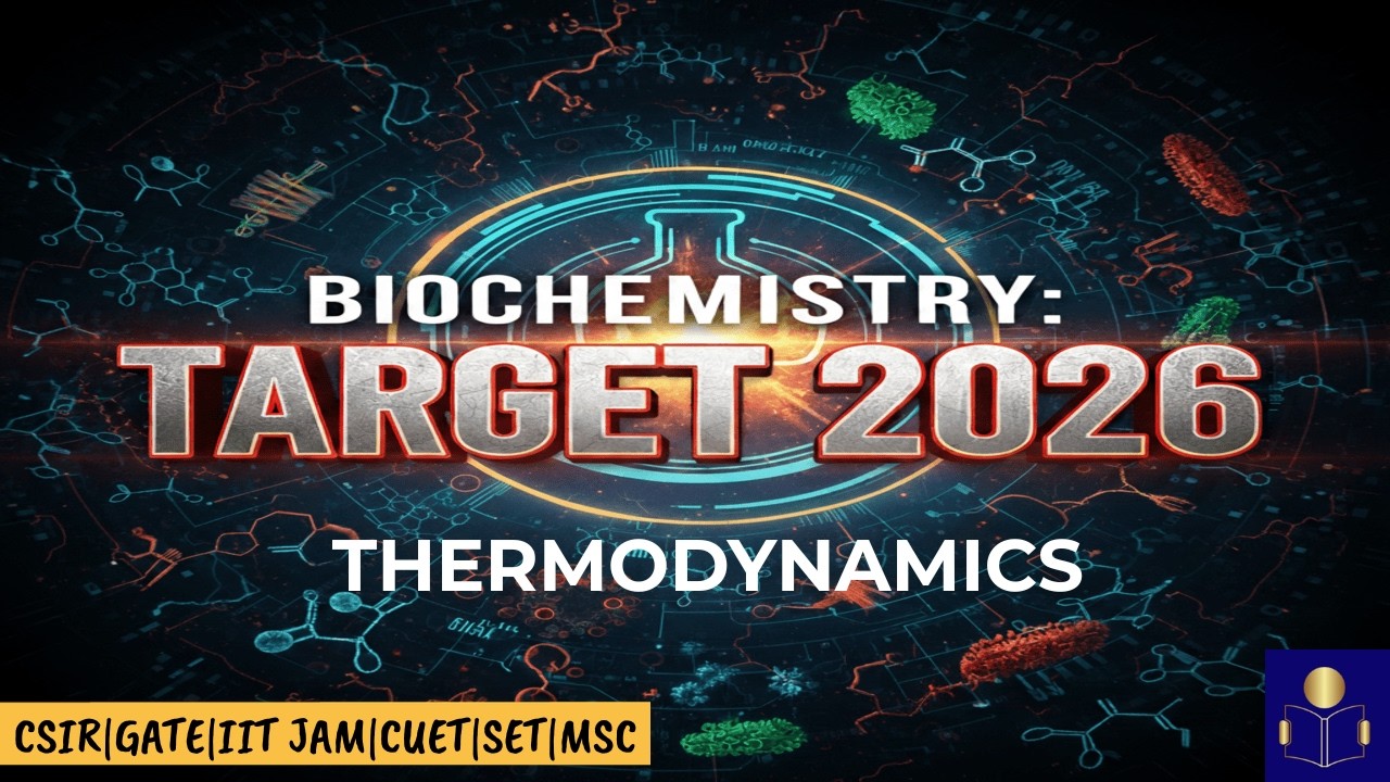 Thermodynamics for Life Science | Complete Basic Concepts | CSIR NET, GATE XL, DBT, CUET PG, BARC