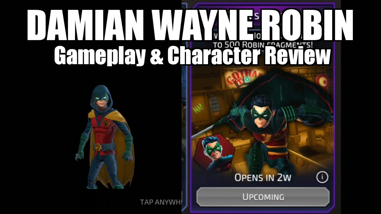 DC Legends game video 23 = Damian Wayne Robin gameplay and Character Review