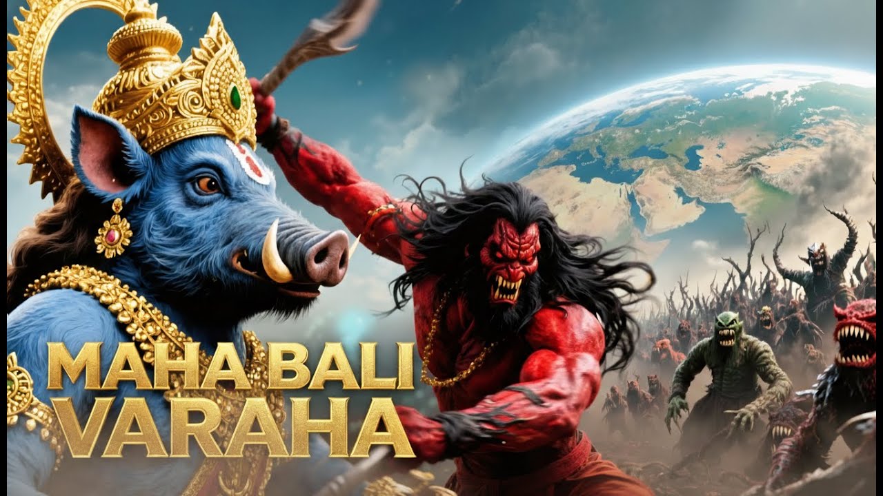 VARAHA VARAHA MAHABALI VARAHA | VISHNU VARAHA AVATAR | POWEFUL BHAKTI MUSIC