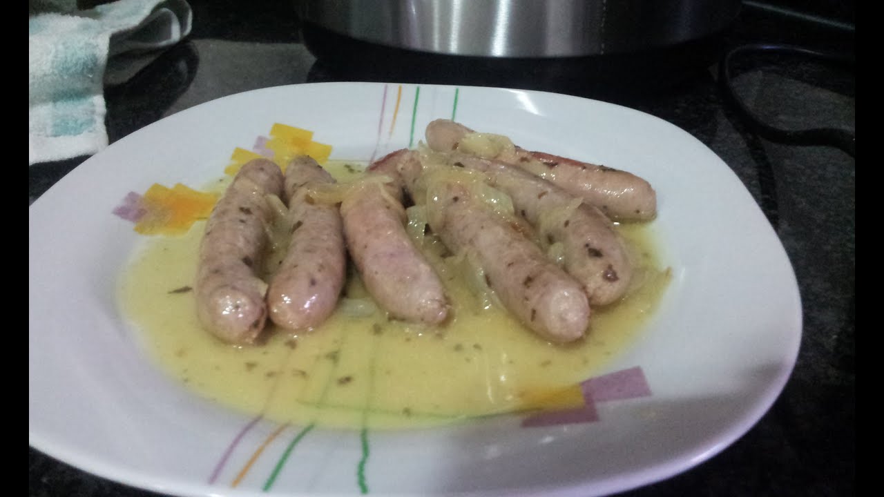 Salsichas al vino en GM D