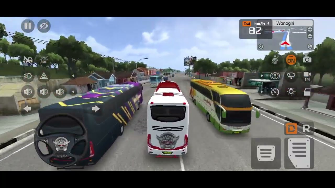 🔥Bus simulator Indonesia game🤣euro coach bus simulator Indonesia #bussid #simulator #viral 