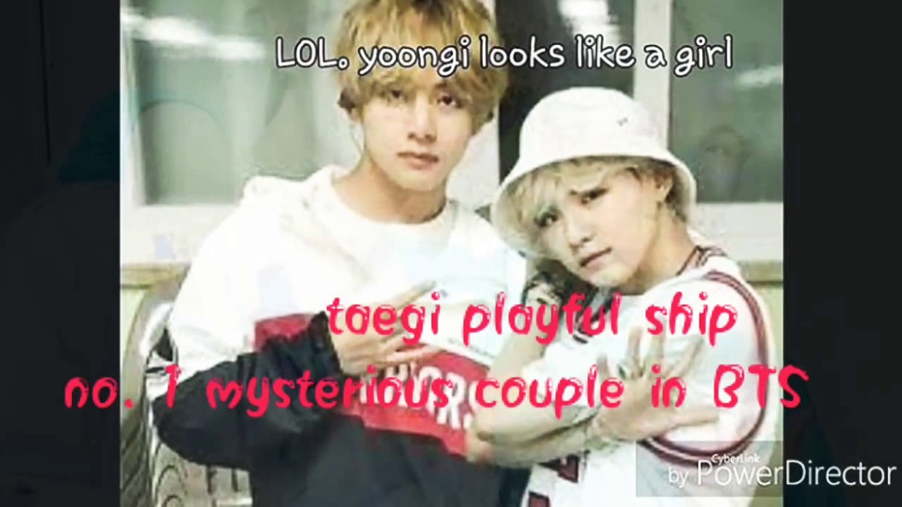 Taegi playful ship n mysterious  couple in bts
