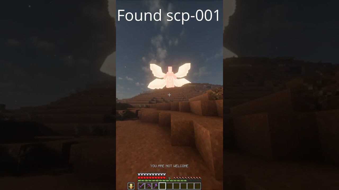 I found SCP-001 in Minecraft&hellip;#MinecraftHorror #SCP001 #MinecraftShorts #CreepyMinecraft #SCP