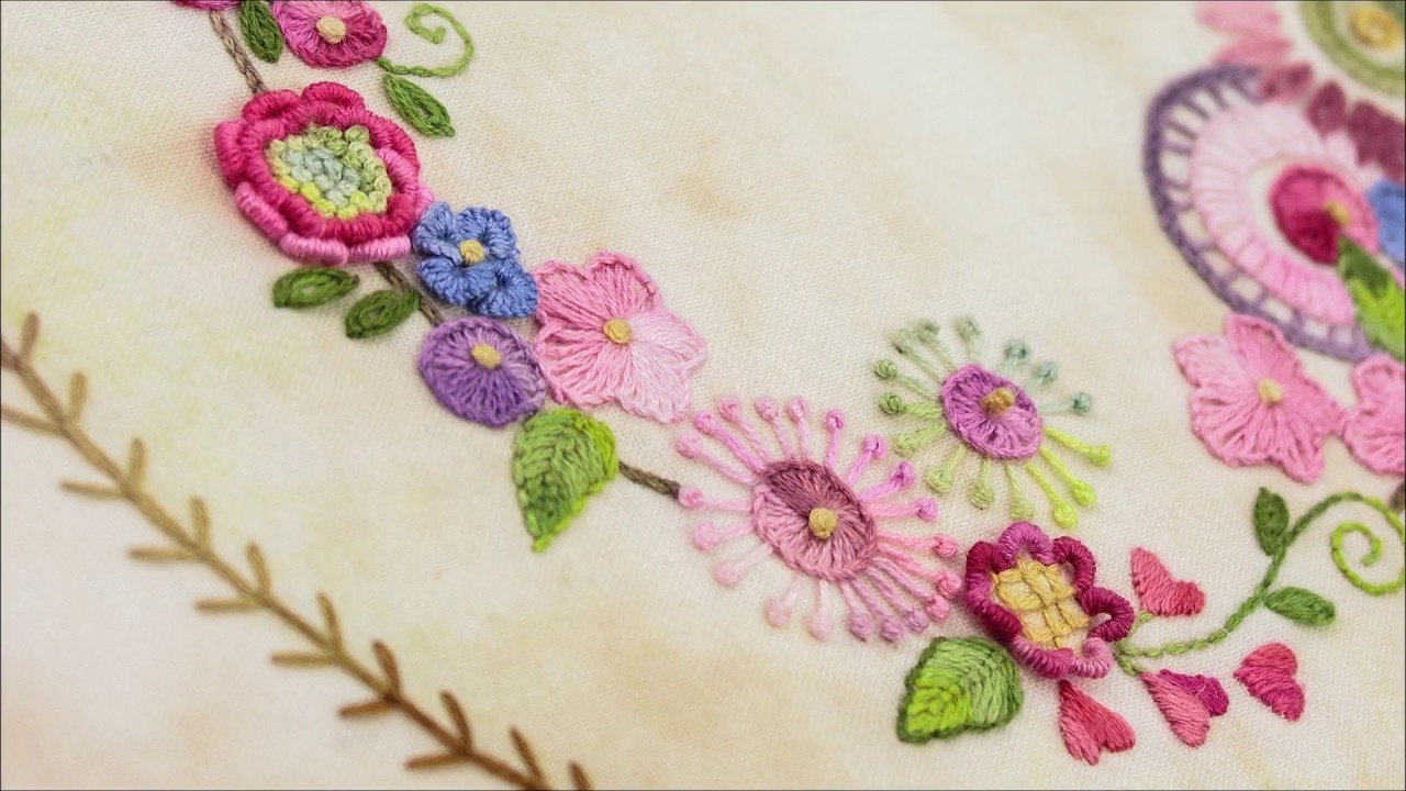 Bullion Stitch Tutorial Video - Crabapple Hill Studio / Meg Hawkey