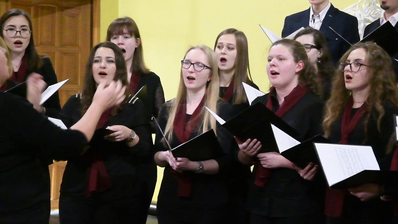 Schola Cantorum podczas koncertu kolęd w Knurowie