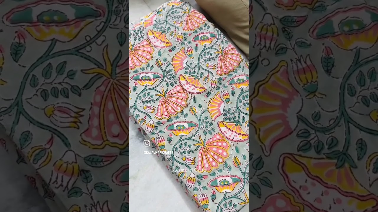 Buy Direct From Manufacturer| Block Printed Cotton Fabric| Sanganer|Jaipur #blockprint #cottonfabric