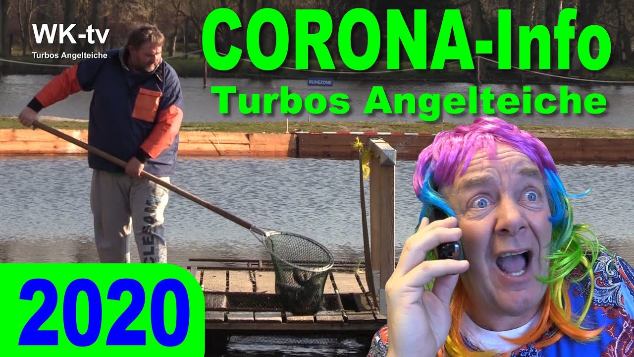 Turbos Angelteiche sind ge&ouml;ffnet! CORONA-Info 2020 (Wittstock-tv geht angeln in Blumenthal)