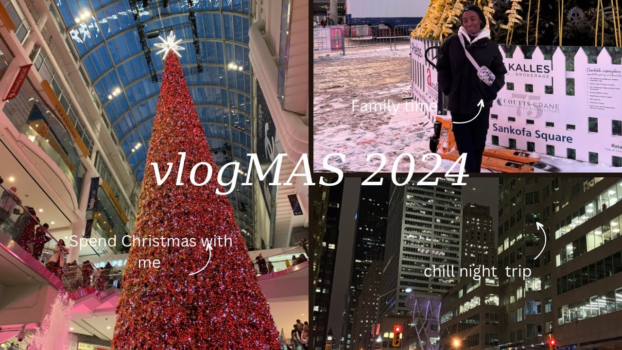 🇨🇦 🎄VLOGMAS 01 ; Travel vlog 🎧🧣 Heartwarming Family Time💕