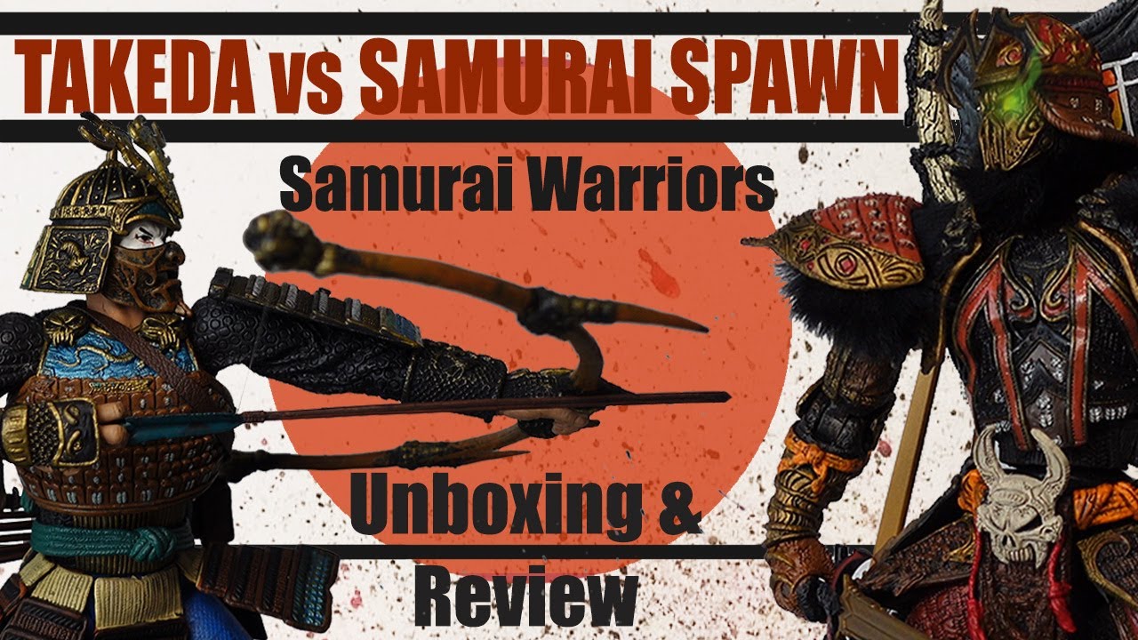 Samurai Spawn & Takeda | 2 набора | Mcfarlane's Toys Samurai Warriors | Выпуск: апрель 2004 г.