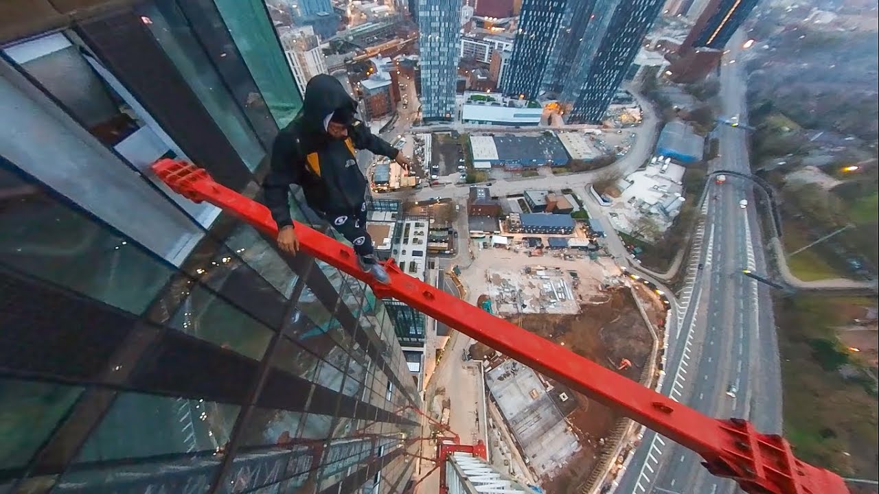 Ascent to the HIGHEST POINT in the city (no safety)