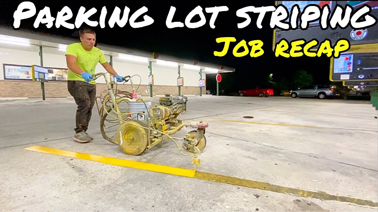 WE MADE $3500 PRESSURE WASHING & STRIPING THIS SONIC