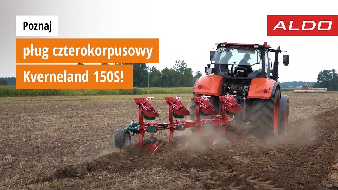 Poznaj pług czterokorpusowy Kverneland 150S!